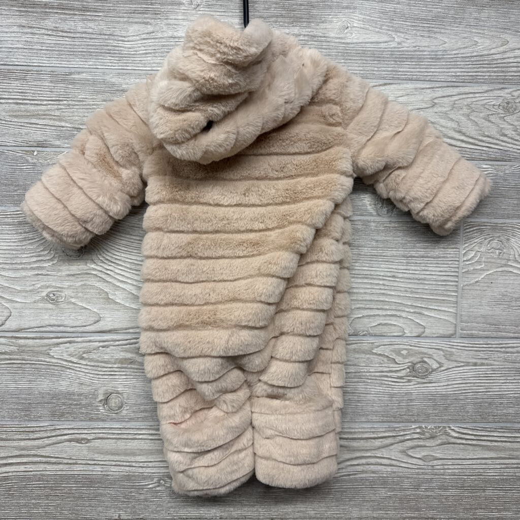 NEW Ribbed Faux Fur Bunting W/ Hood