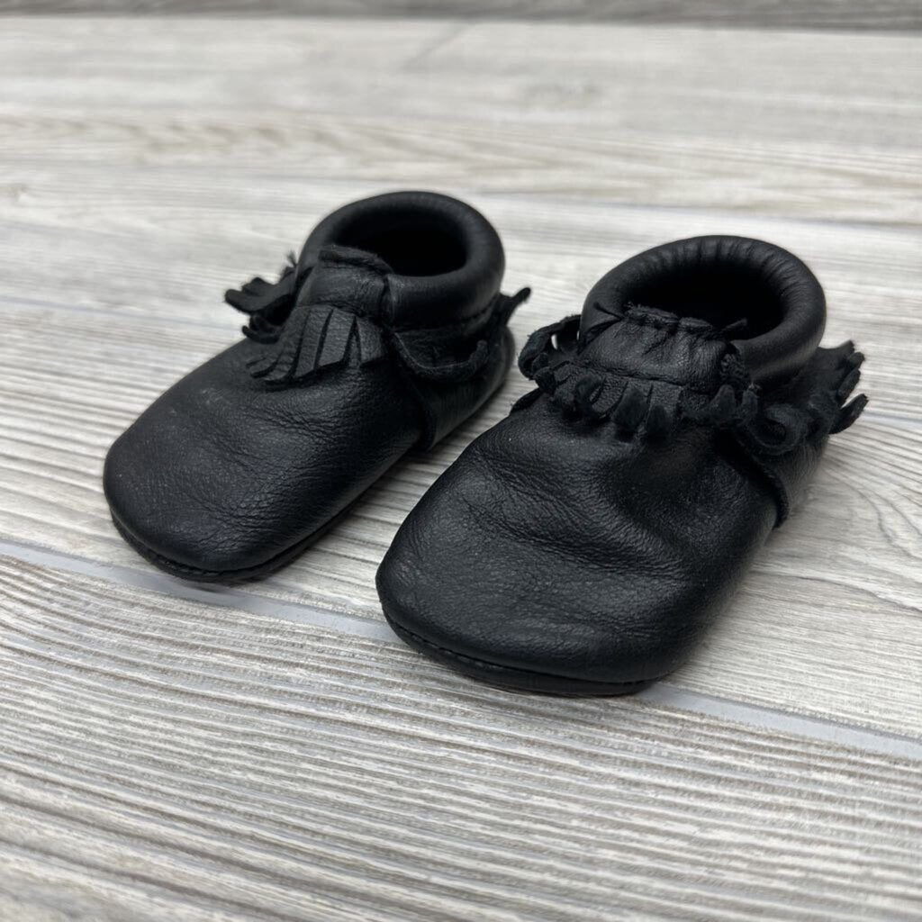 Leather Moccasins Fringe