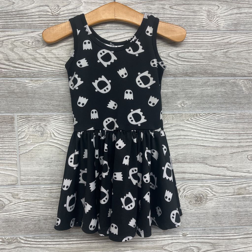 Sleeveless Twirl Dress Ghosts