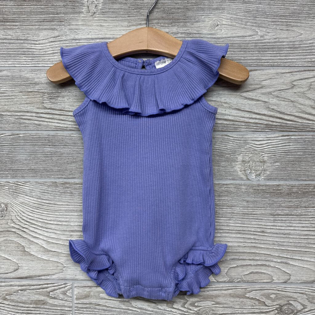 Ruffle Ribbed Bodysuit