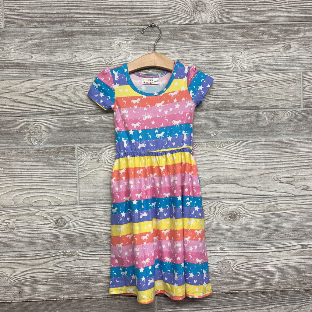 NEW Maxi Dress Stripes Unicorns