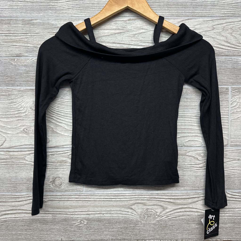 NEW LS Off Shoulder Ribbed Shirt