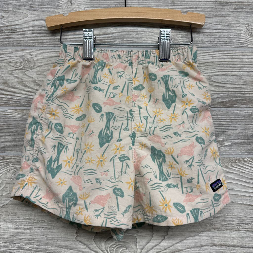 Baggies Shorts Leaves Flowers