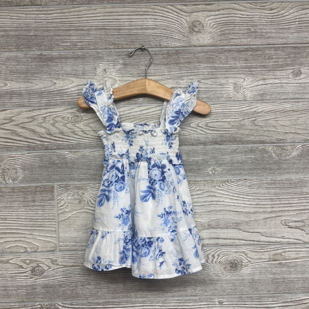 Smocked Tank Dress Flowers