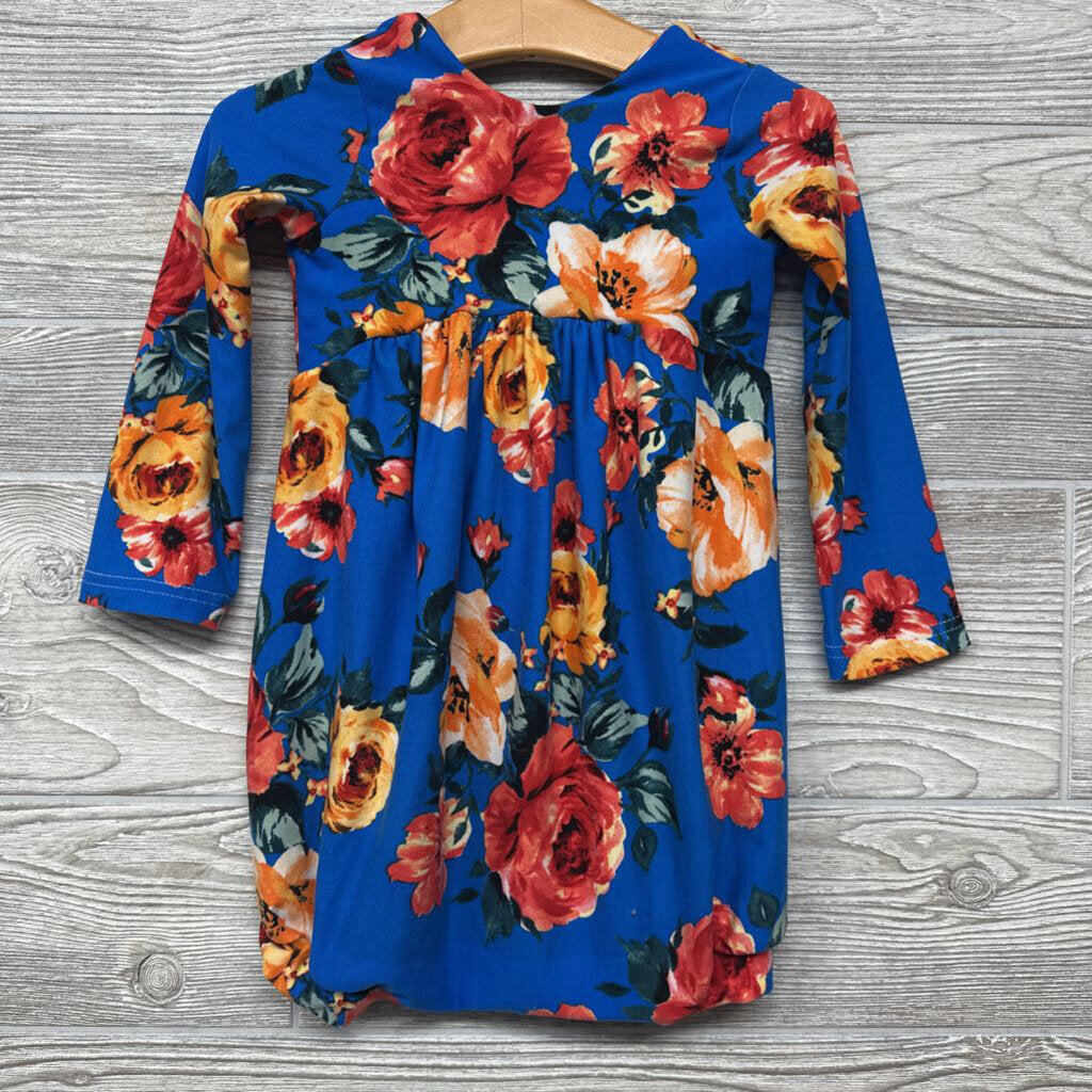 LS Bubble Romper Flowers