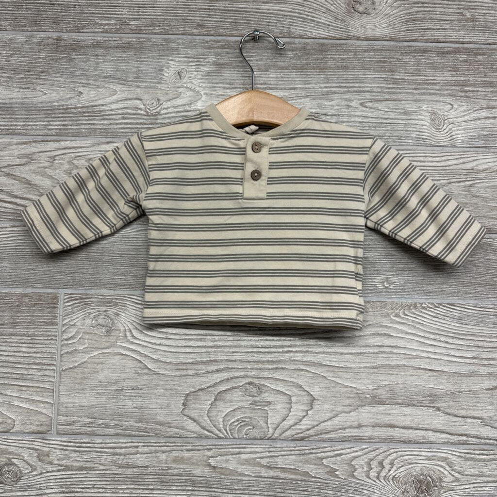 LS Henley Shirt Stripes