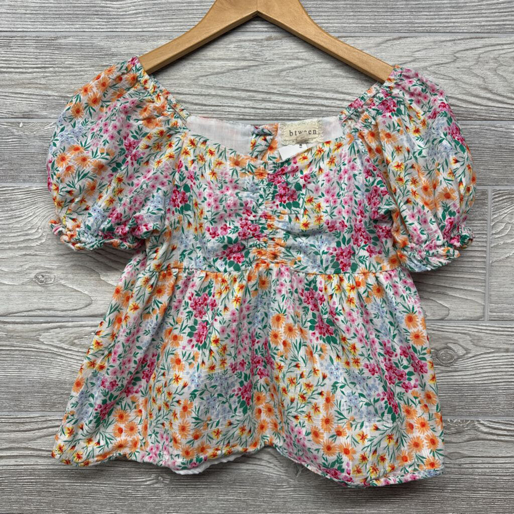 Off Shoulder Blouse Flowers