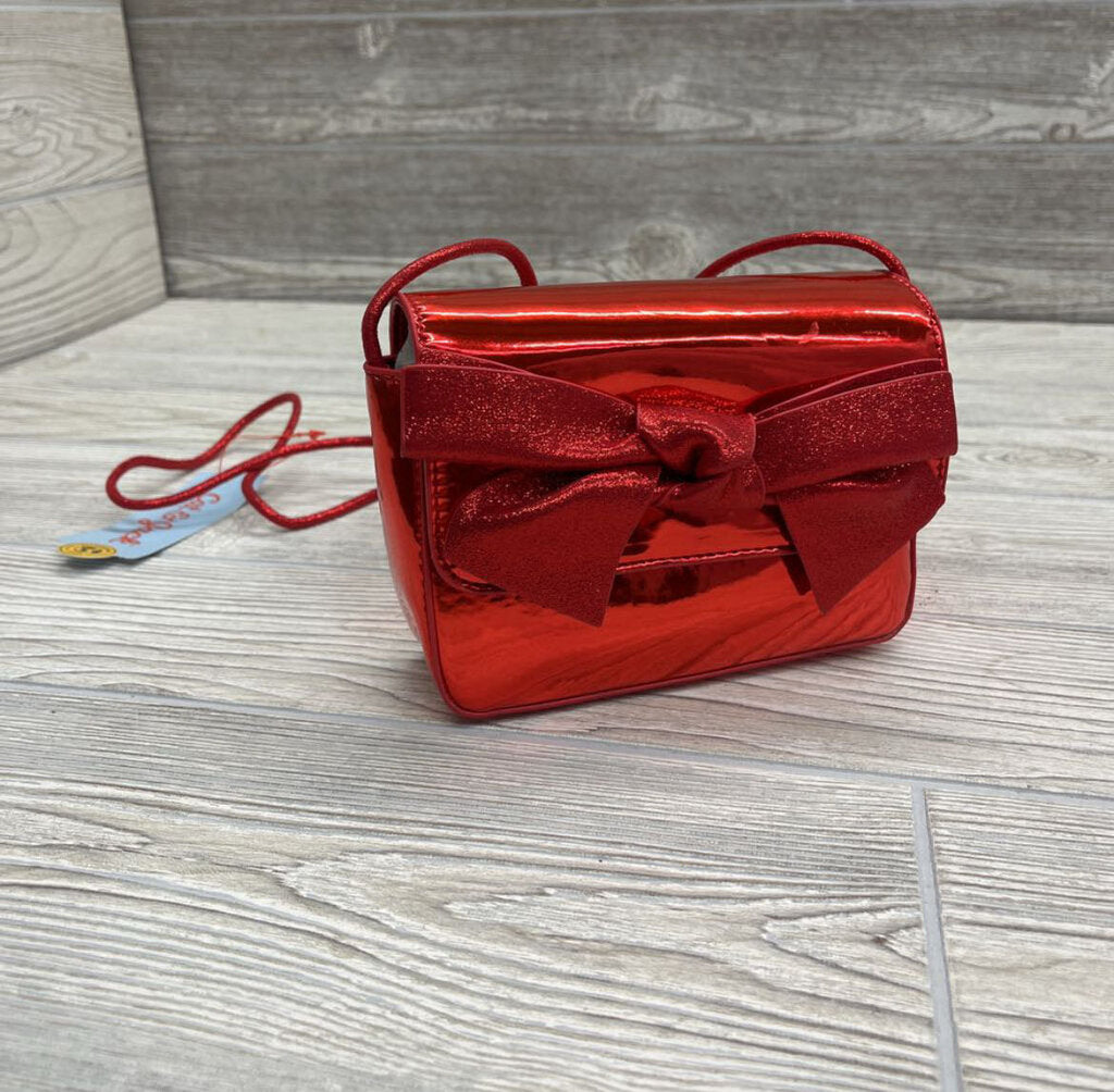 NEW Cross Body Purse Glitter Bow