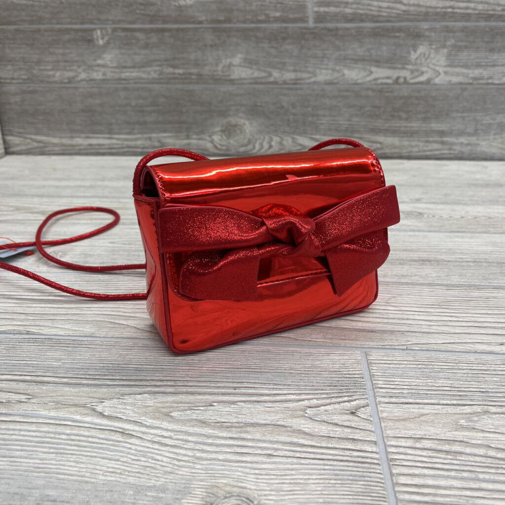 NEW Cross Body Purse Glitter Bow