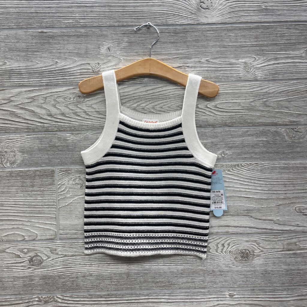 NEW Sweater Tank Top Stripes