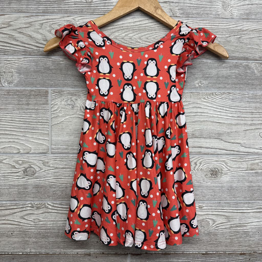 NEW Twirl Dress Penguins Trees