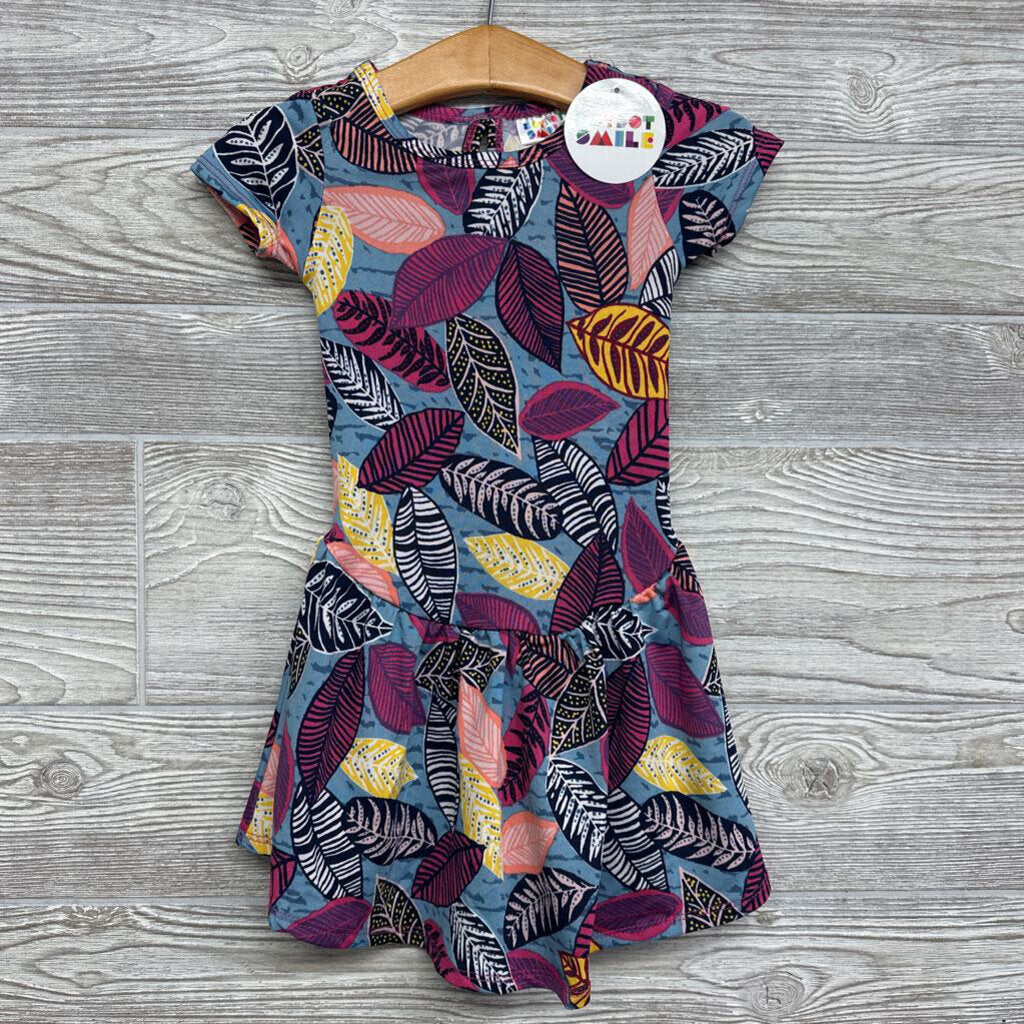 NEW Twirl Dress Leaves