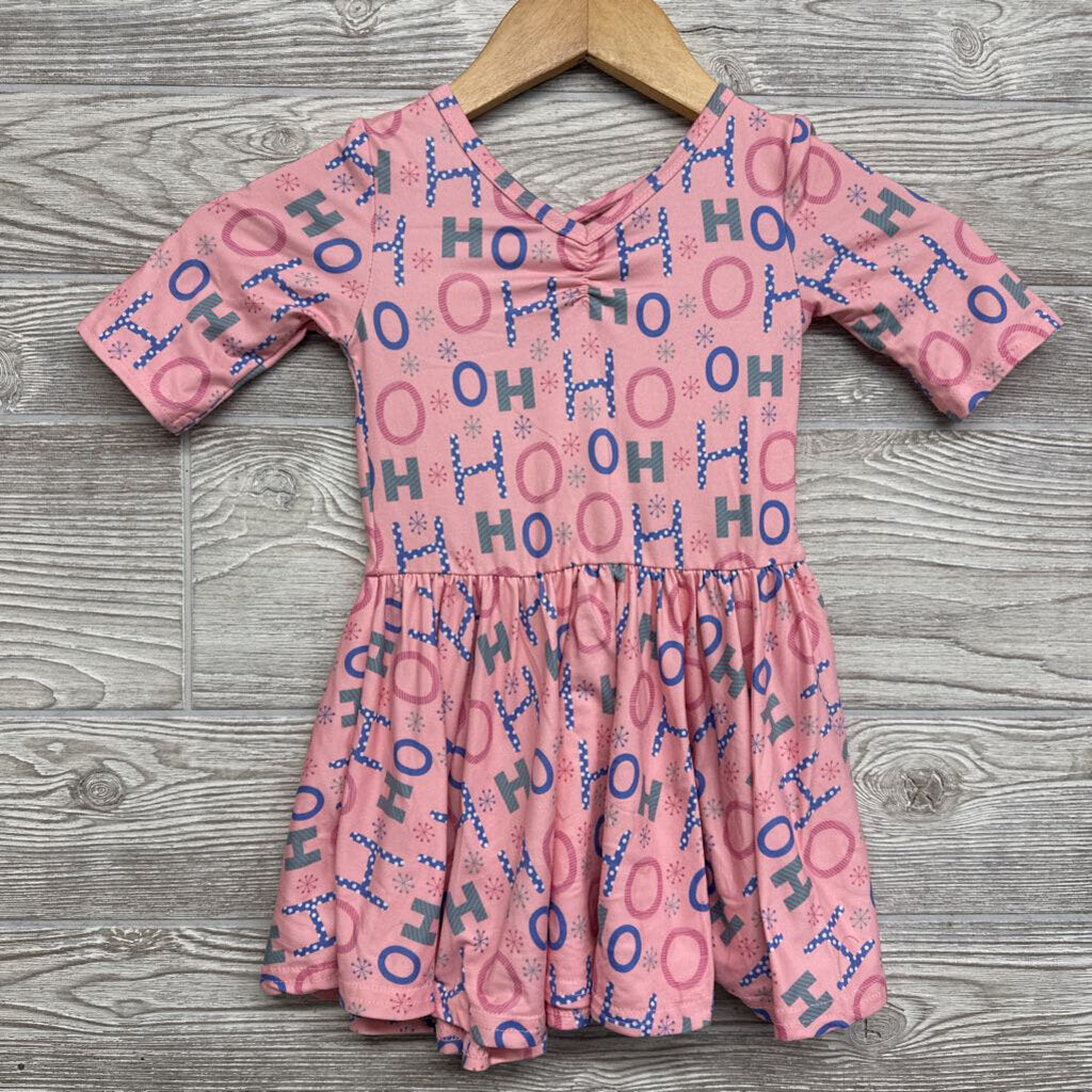 NEW LS Twirl Dress Ho Ho Ho