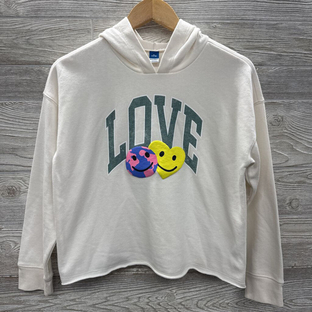 Hooded Sweatshirt Love Planet Raw Trim