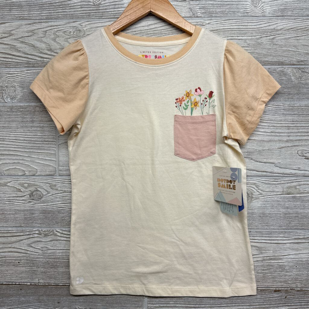 NEW Shirt Chest Pocket Flowers