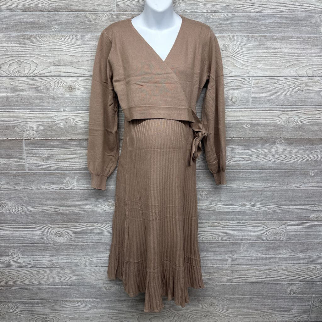 NEW Ribbed Wrap Dress