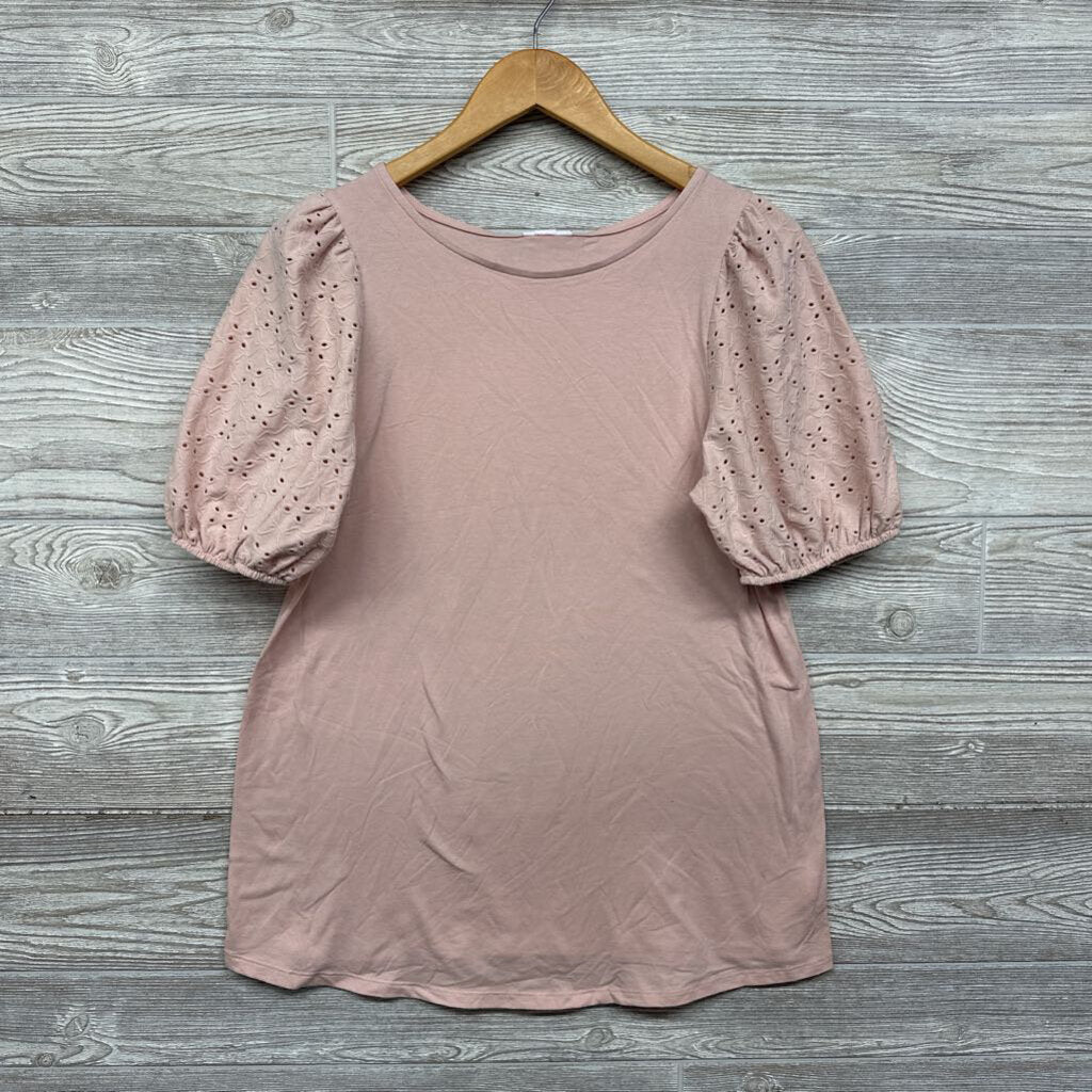 NEW Blouse Eyelet Sleeve