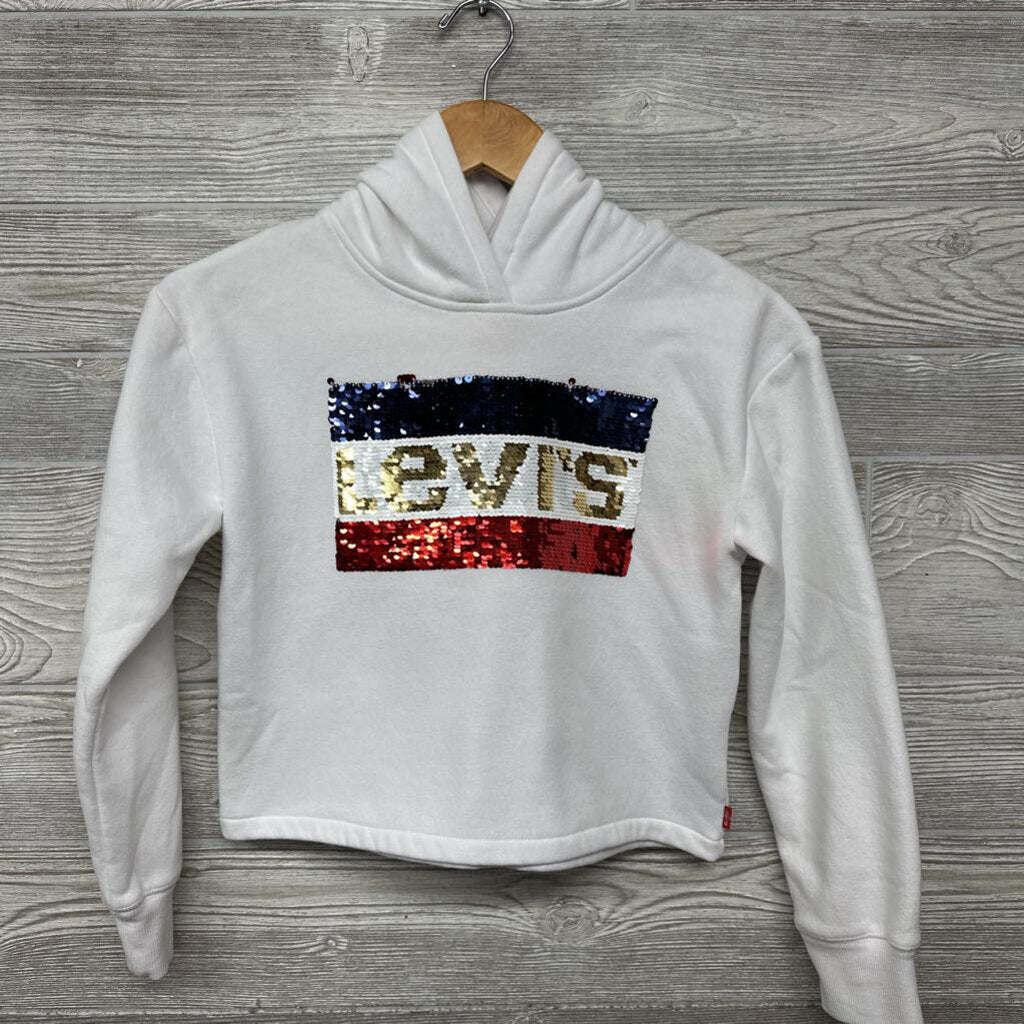 Hooded Sweatshirt Flip Sequins Logo