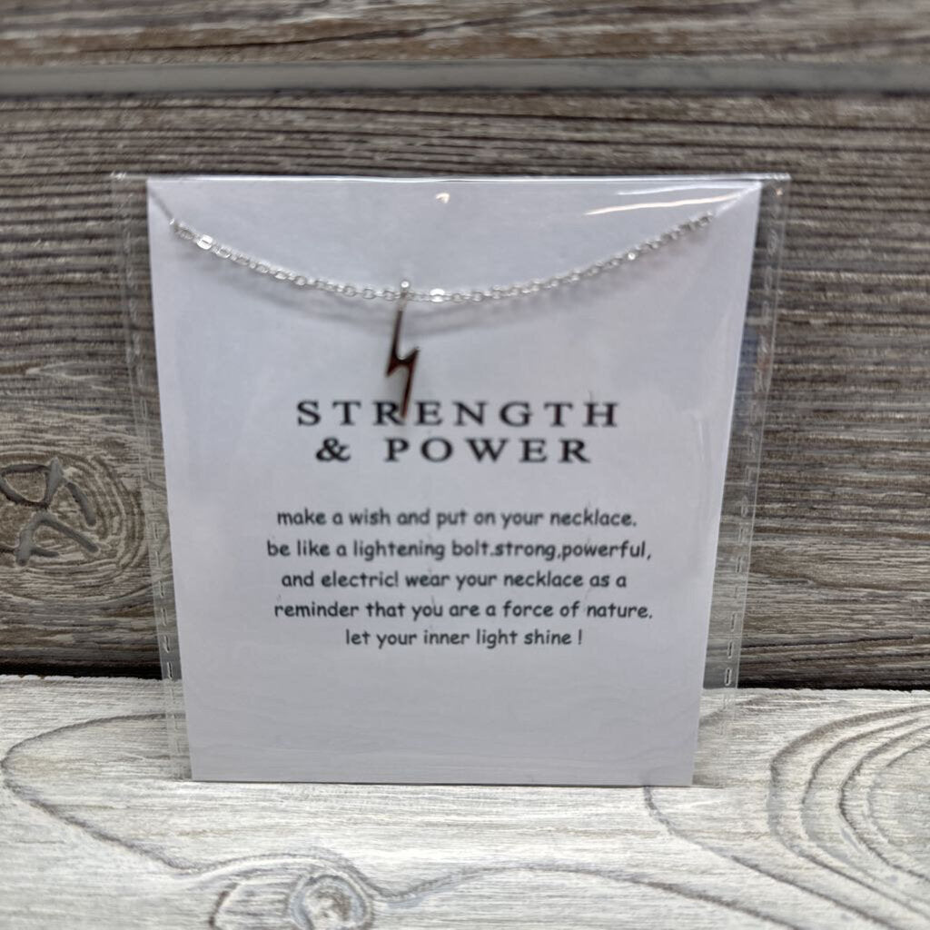NEW Message Necklace Strength & Power