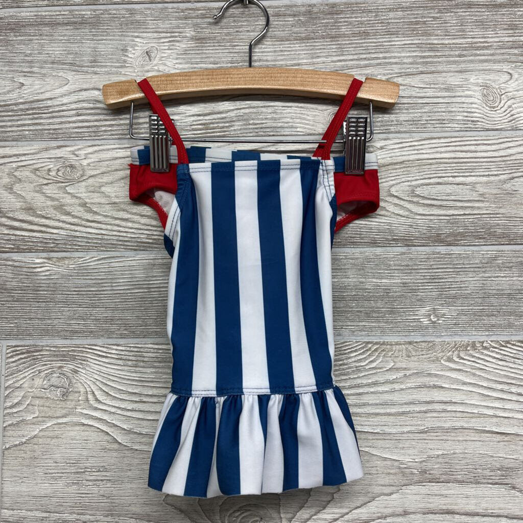 NEW 2 Pc Swimsuit Stripes