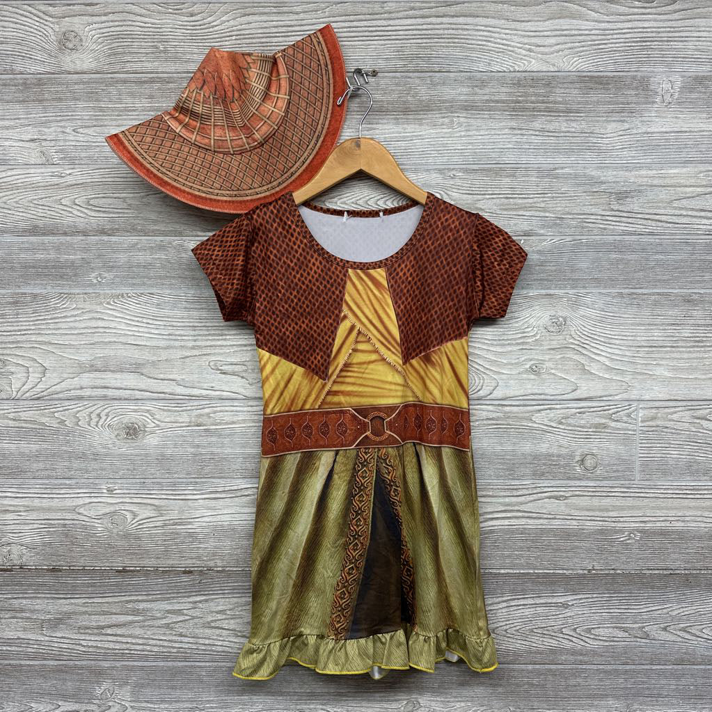 Raya Dress W/ Hat Costume