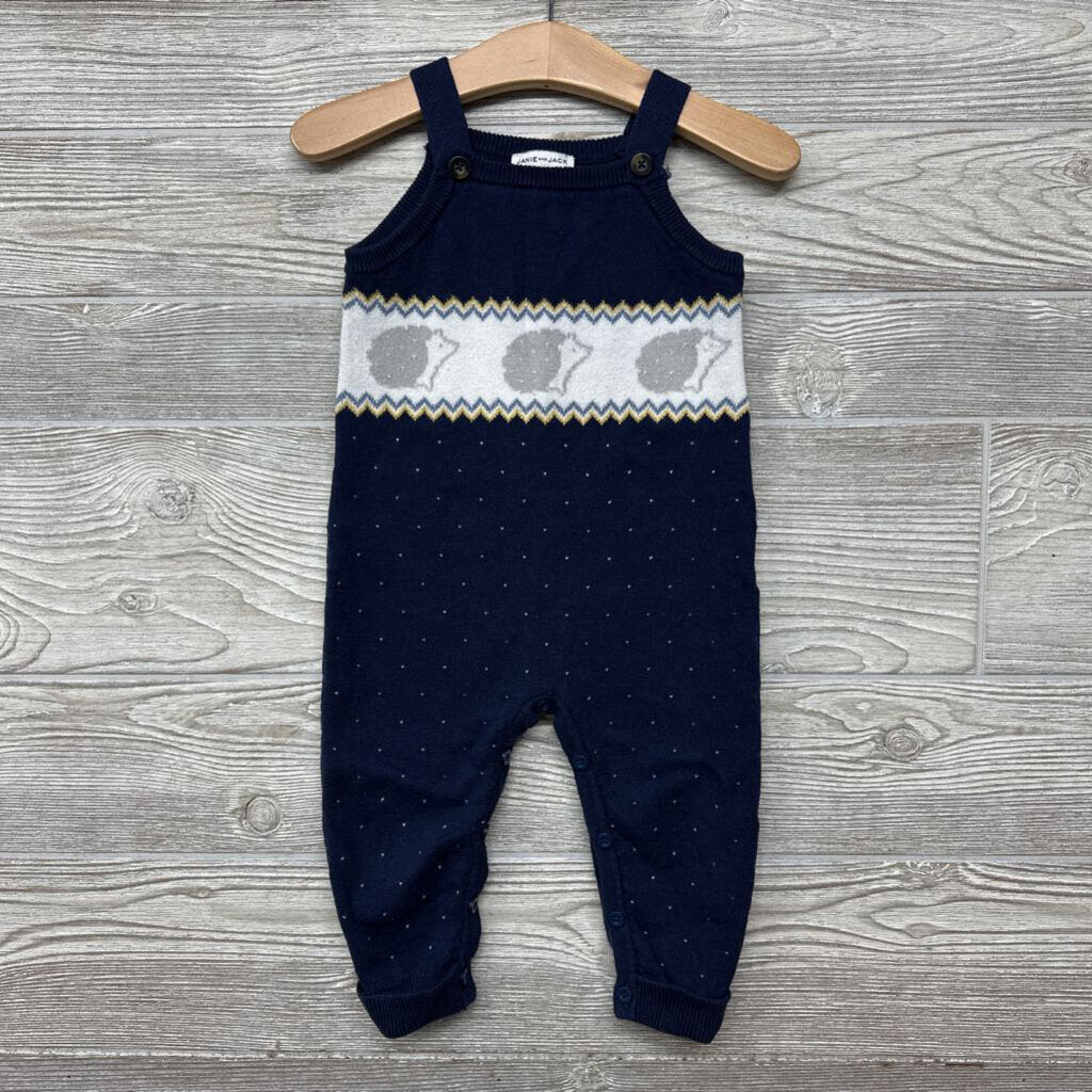 Sweater Overalls Jacquard Hedgehogs