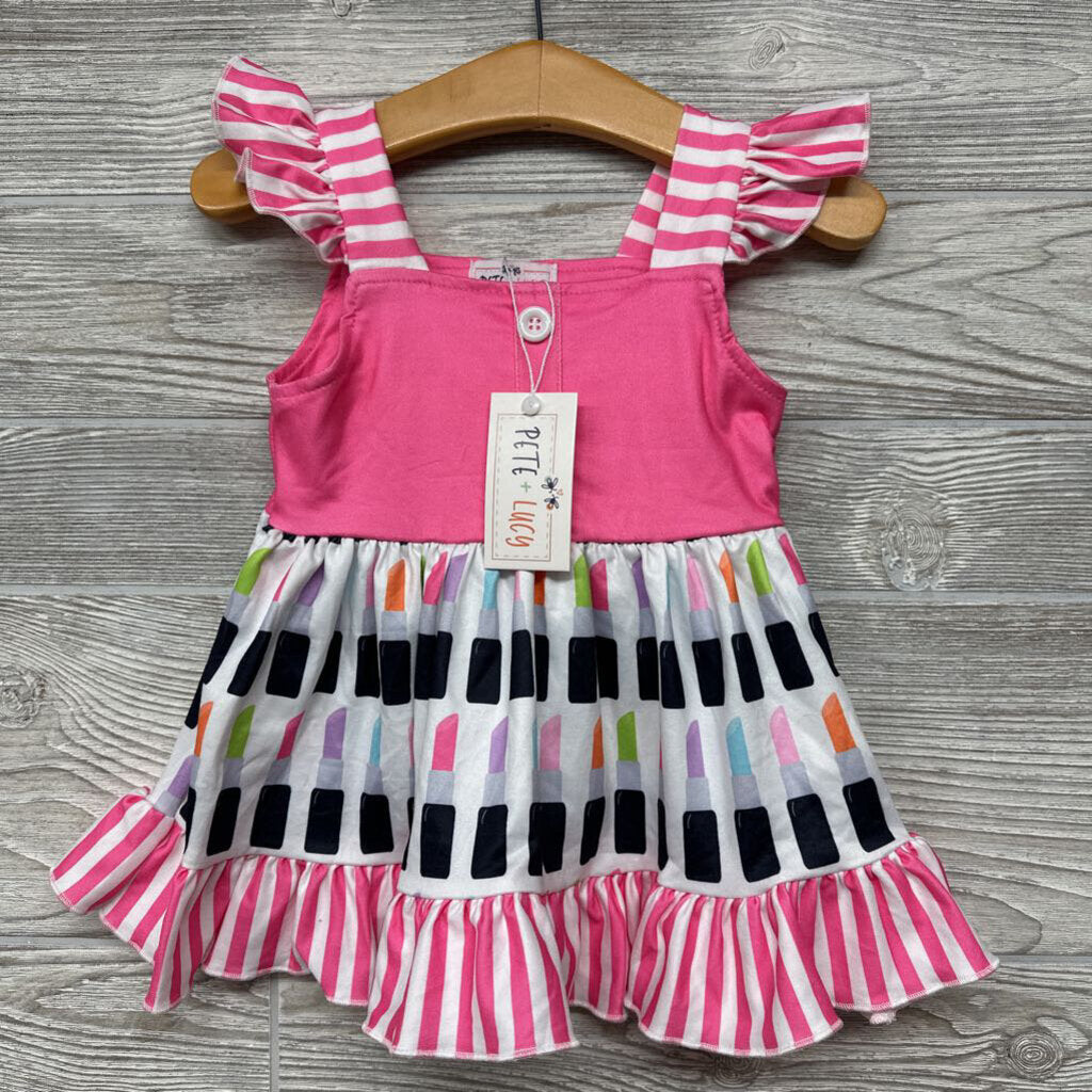 NEW Dress Lipstick Flutter Sleeves