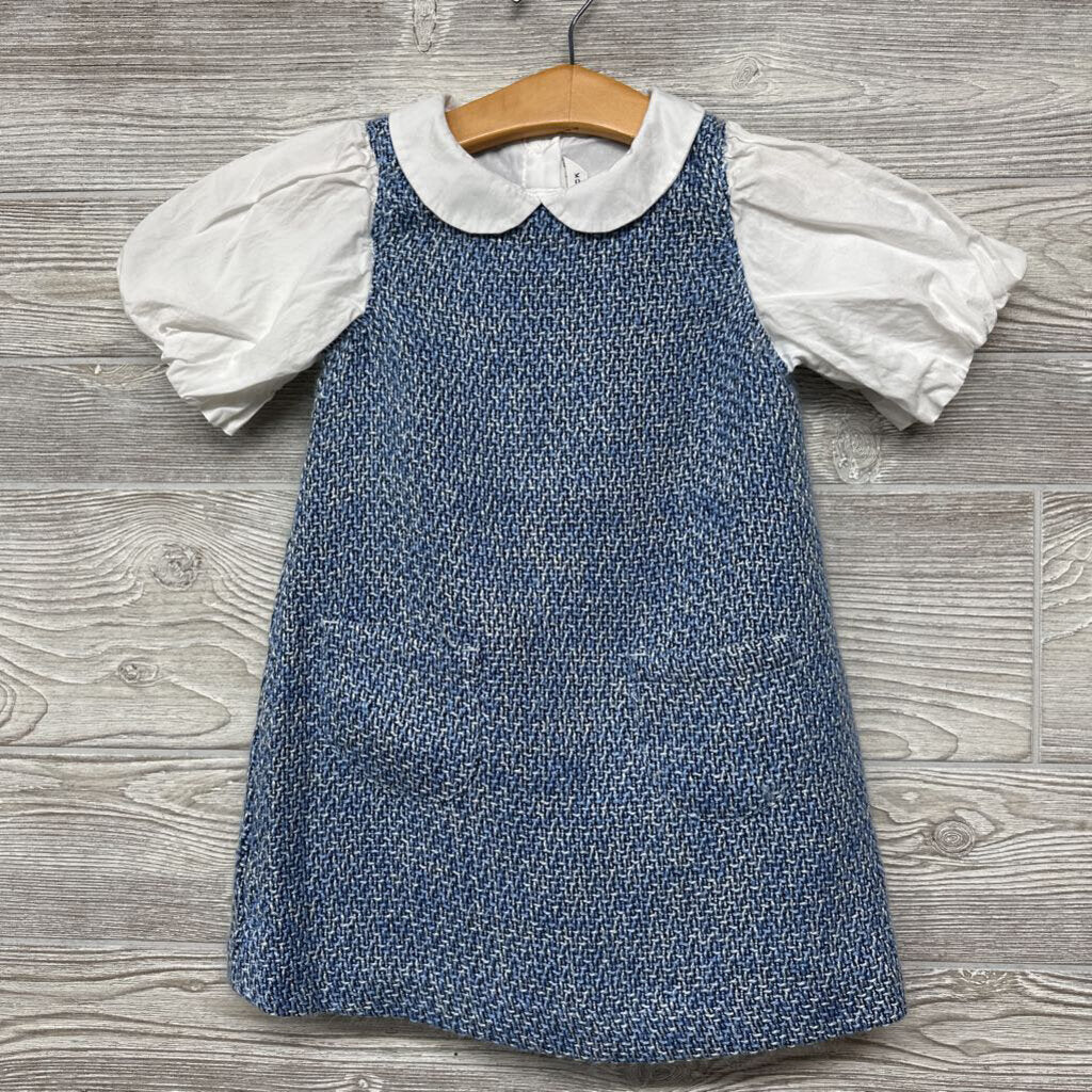 Boucle Collared Dress