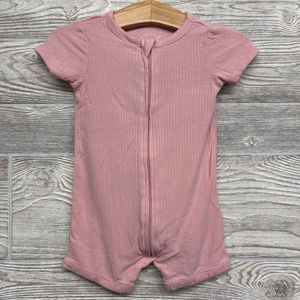 Bamboo Ribbed Shorty Romper