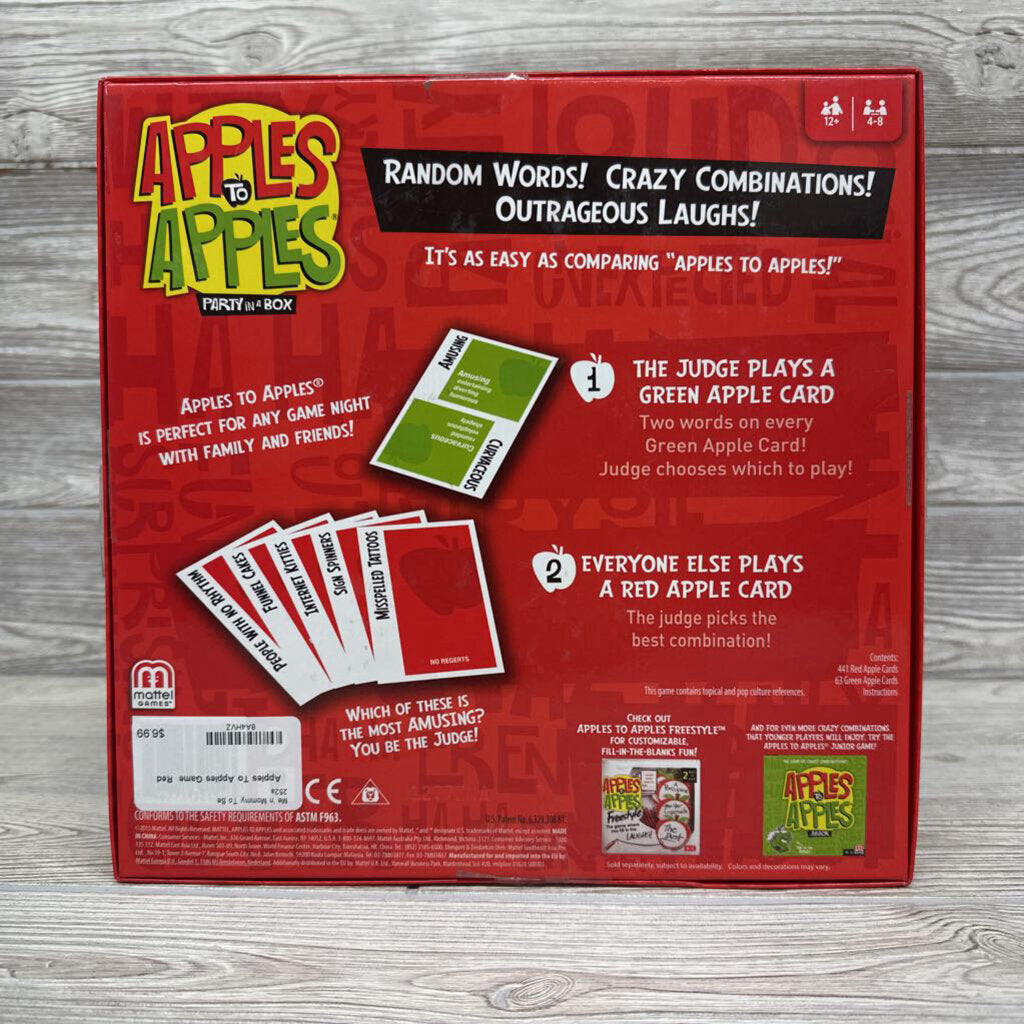 Apples To Apples Game