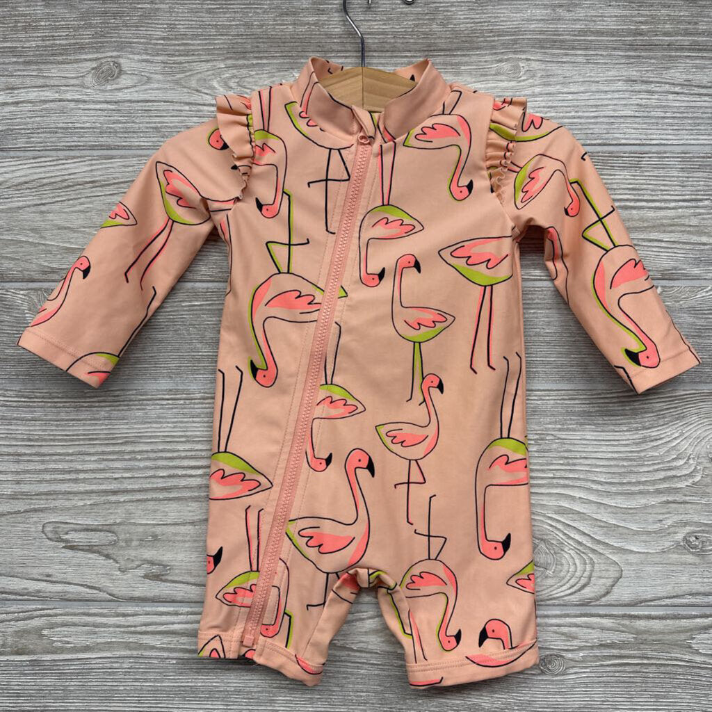 Swim Outfit Flamingos