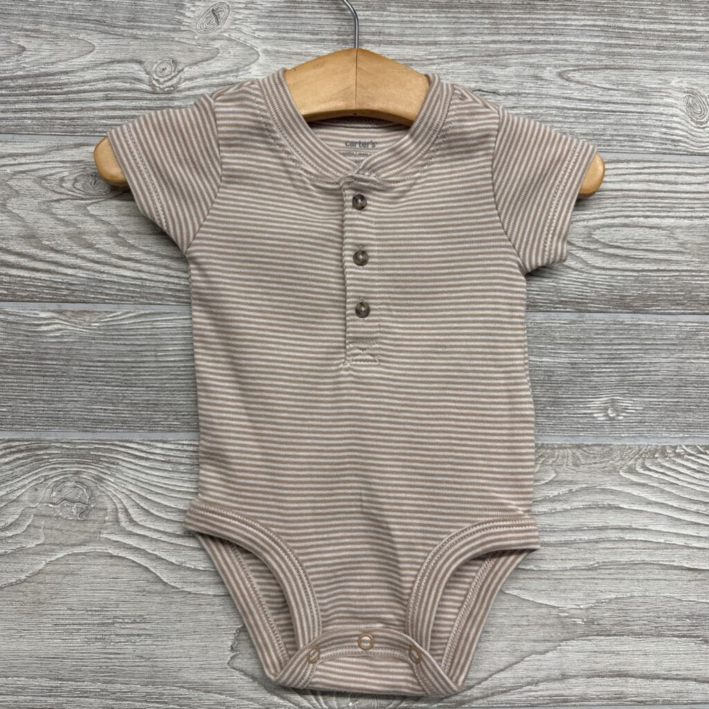 Nw/oT Henley Bodysuit Stripes & Shorts