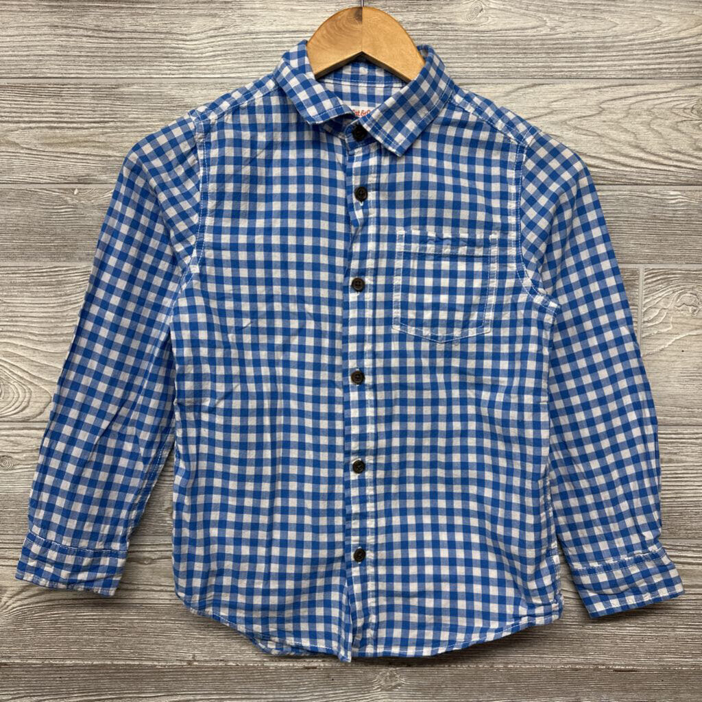 Gingham Button Up Dress Shirt