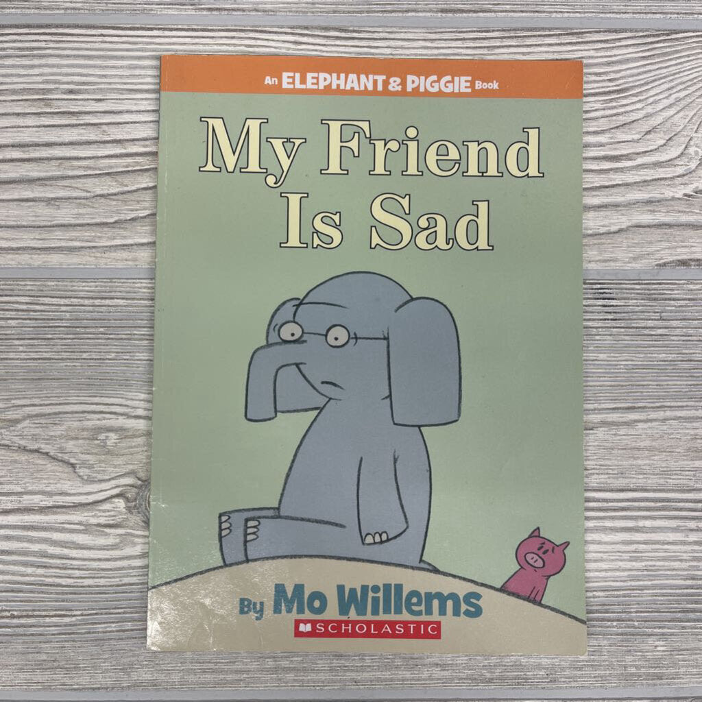 Elephant Piggie My Friend Is Sad Paperback Book