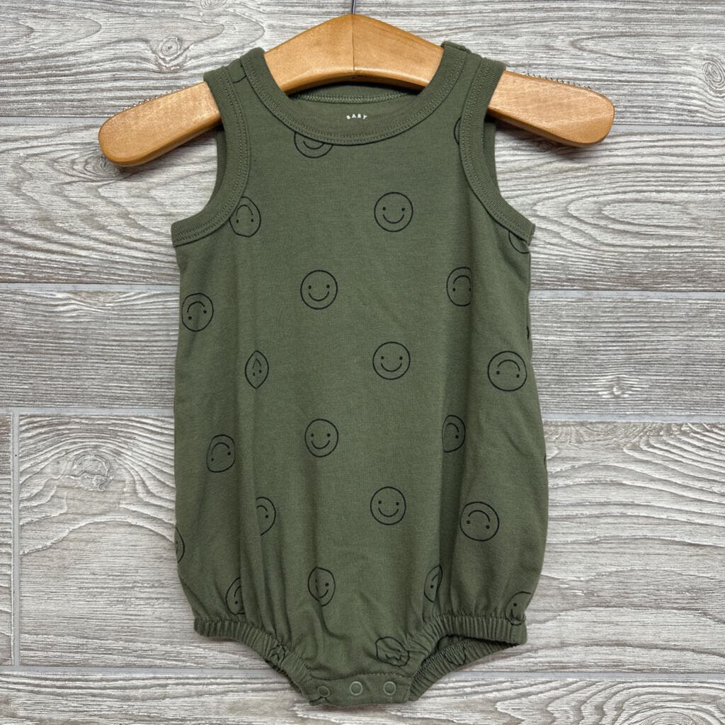 Tank Shorty Romper Smiley Faces