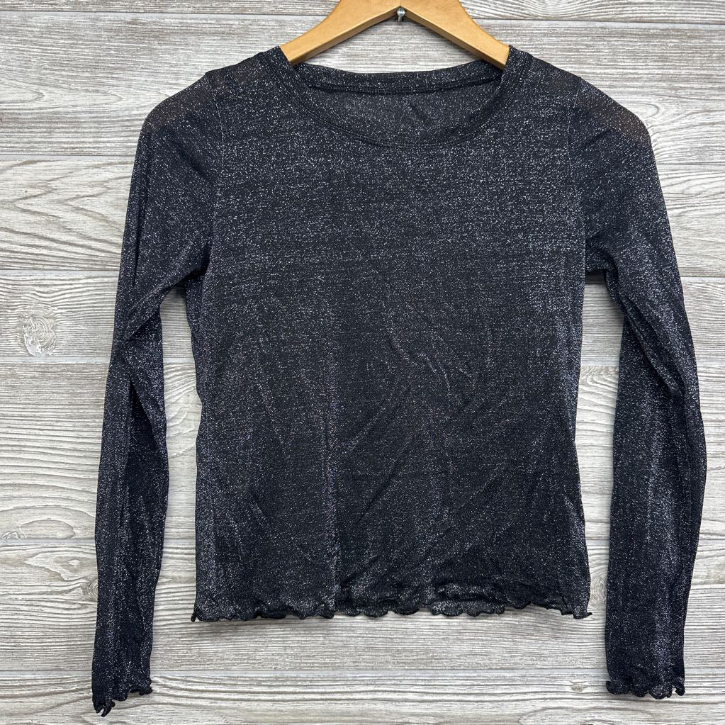 Layered Sheer Shirt Glitter & Tank