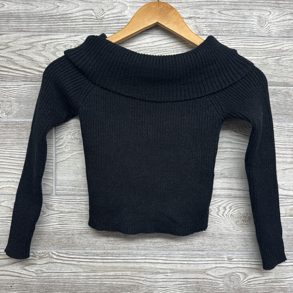 Off The Shoulder Glitter Sweater