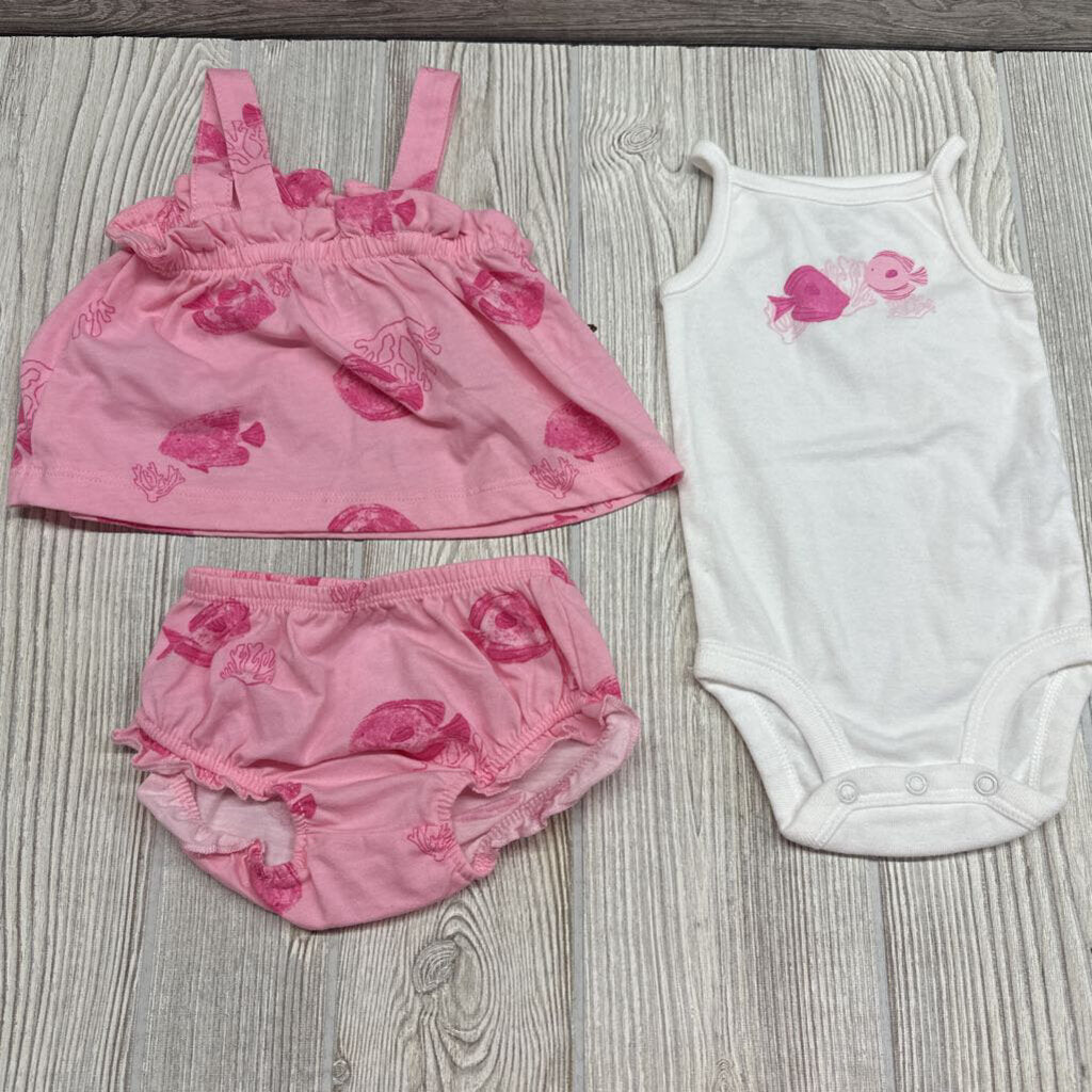 Bodysuit, Tank Top & Shorts Fish