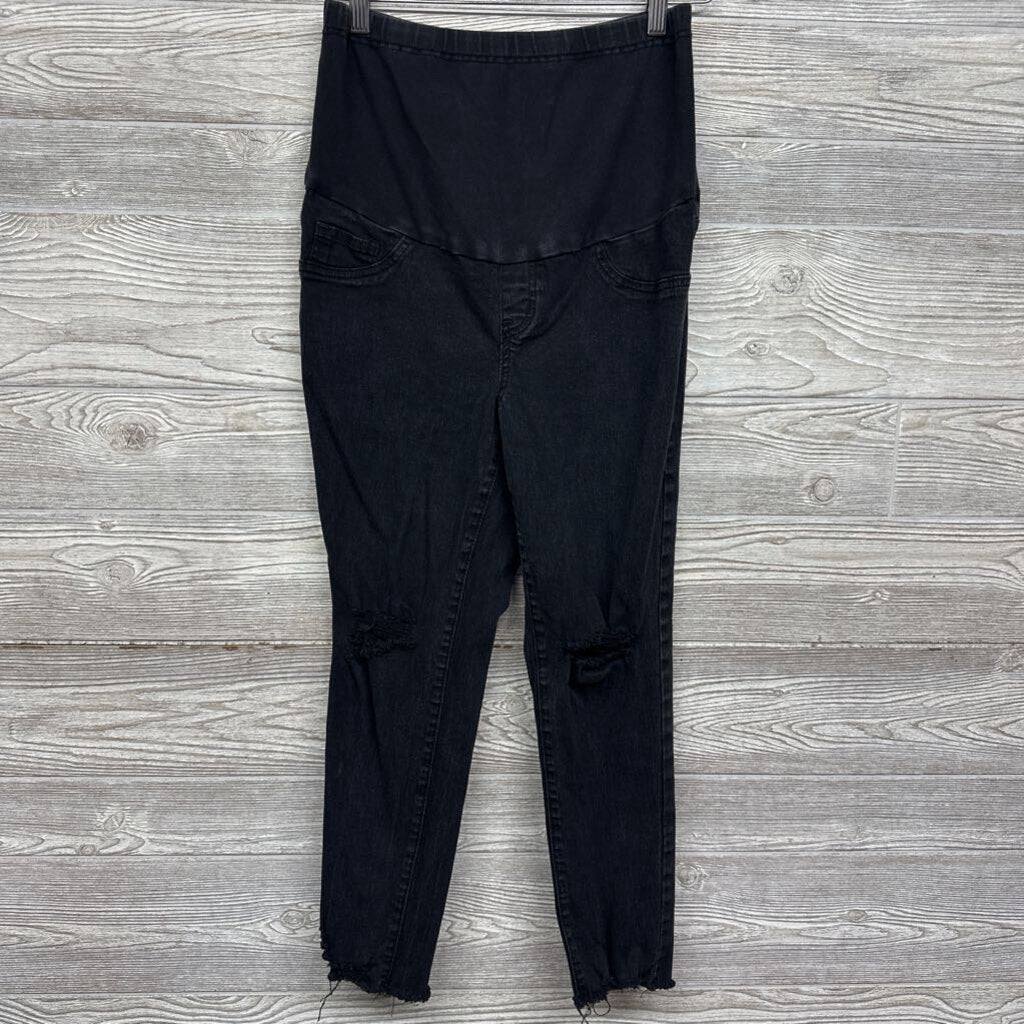 Full Panel Distressed Skinny Jeans