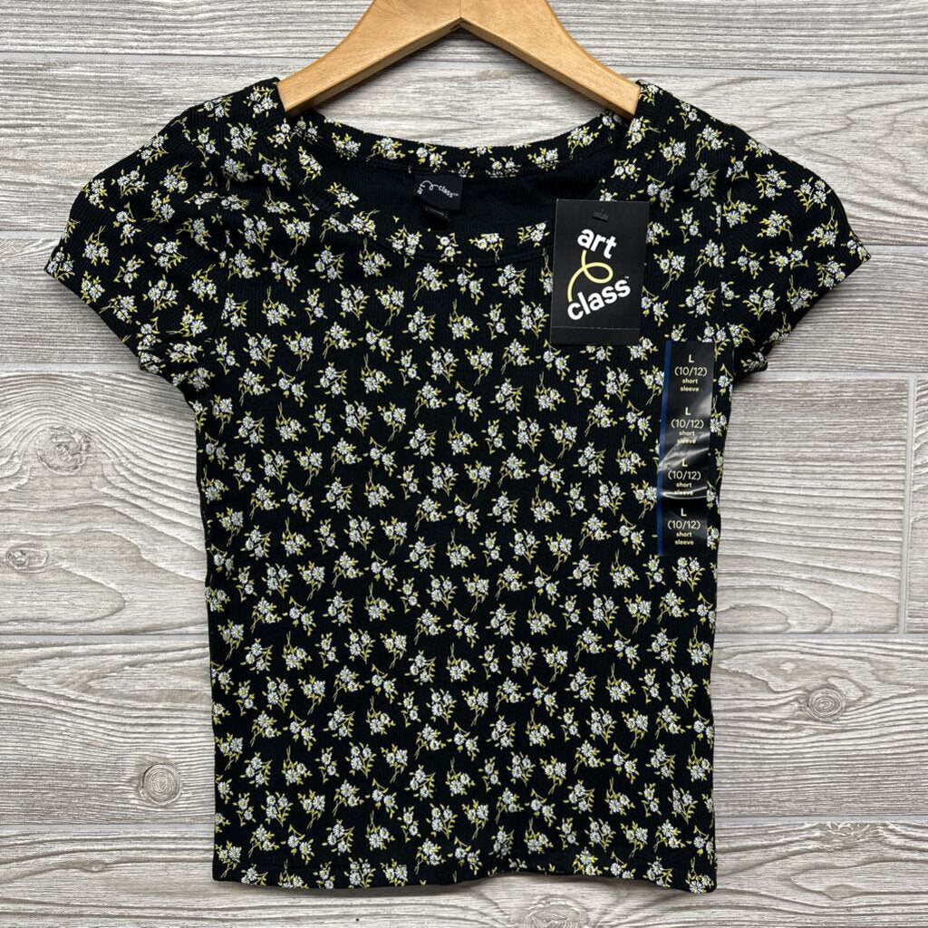 NEW Ribbed Shirt Flowers