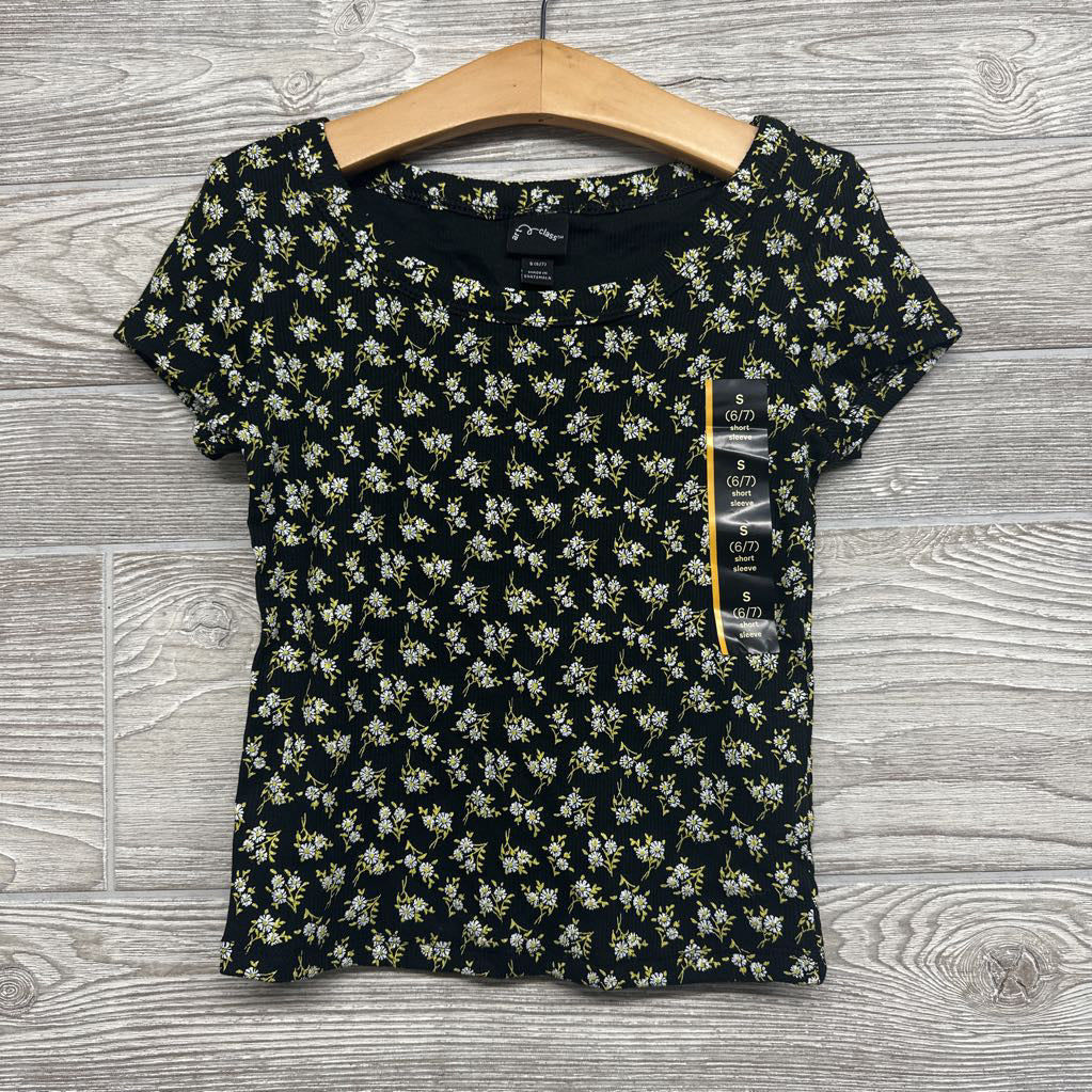 NEW Ribbed Shirt Flowers