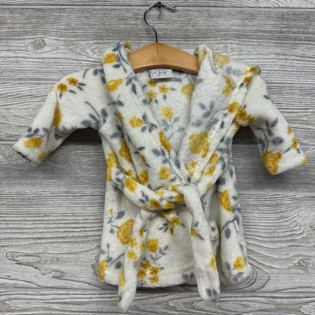 Plush Bath Robe Flowers