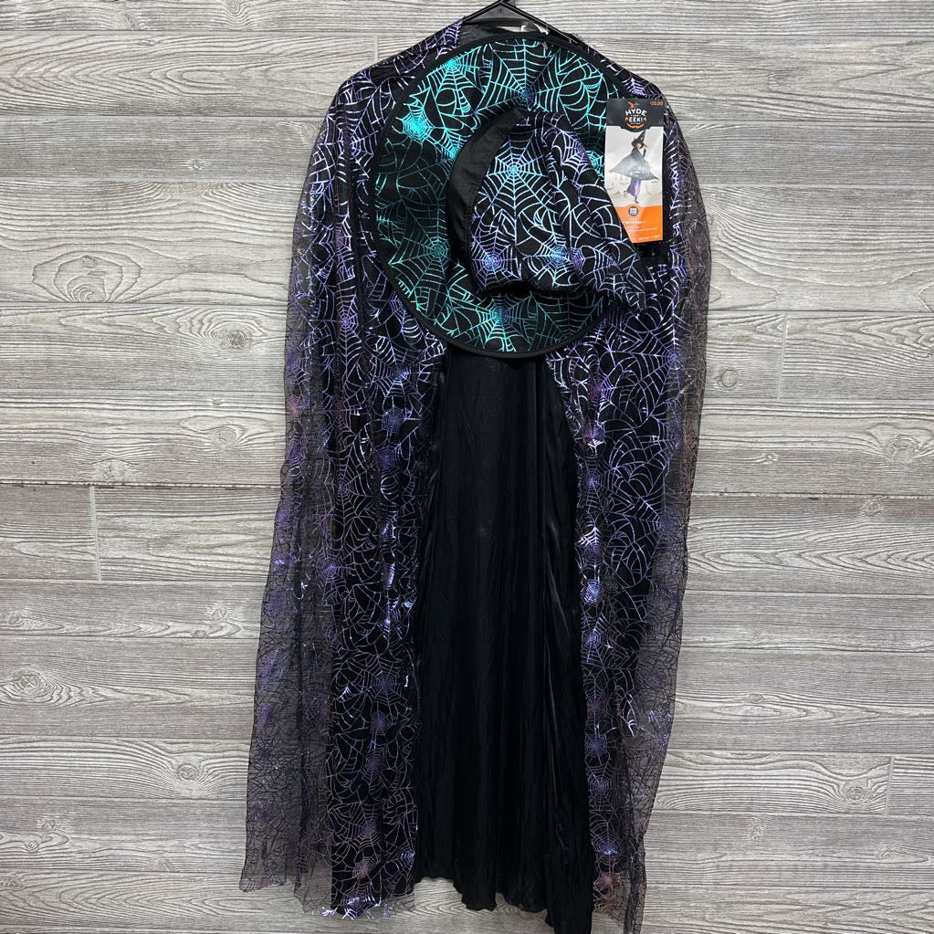 NEW Witch Cape & Hat Iridescent Webs