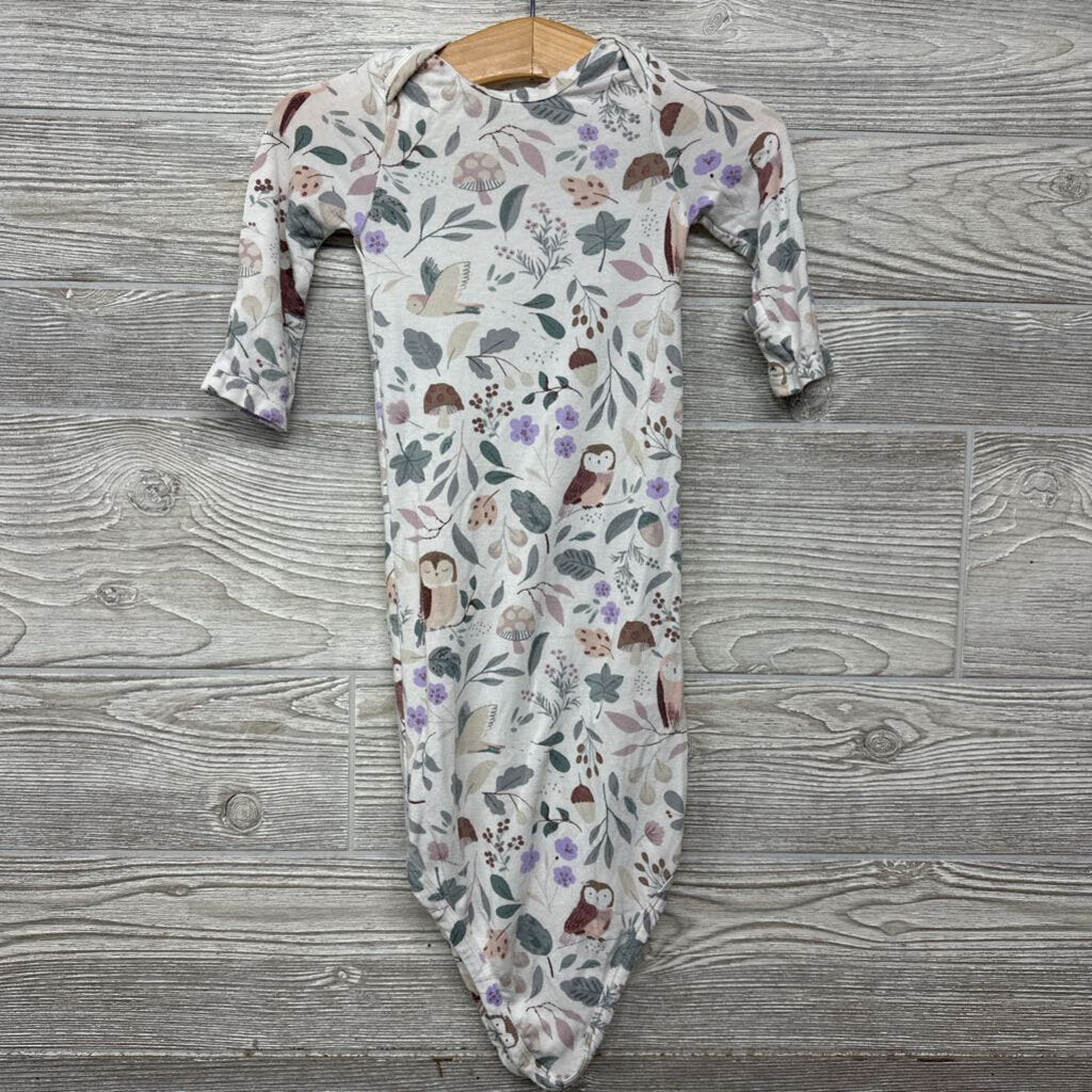 LS Gown Owl & Leaves