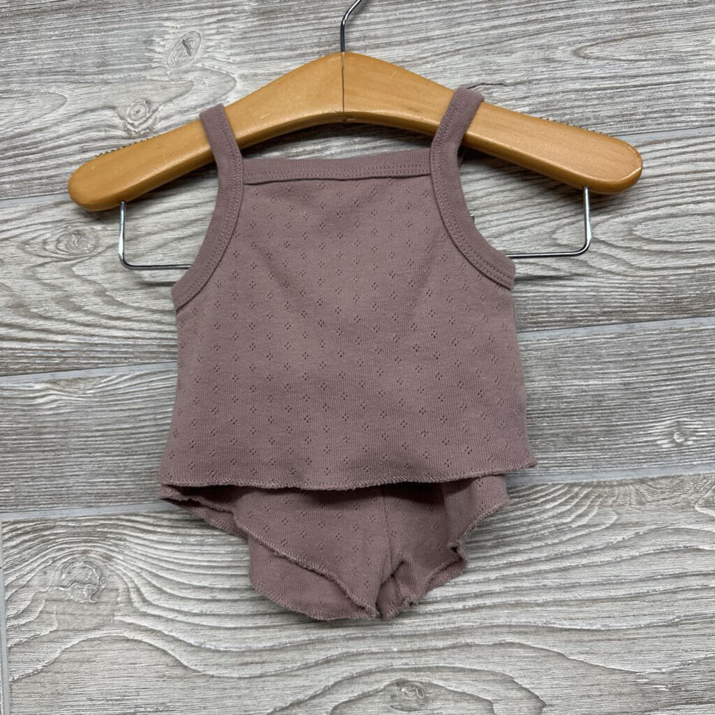 Pointelle Tank Top & Shorts