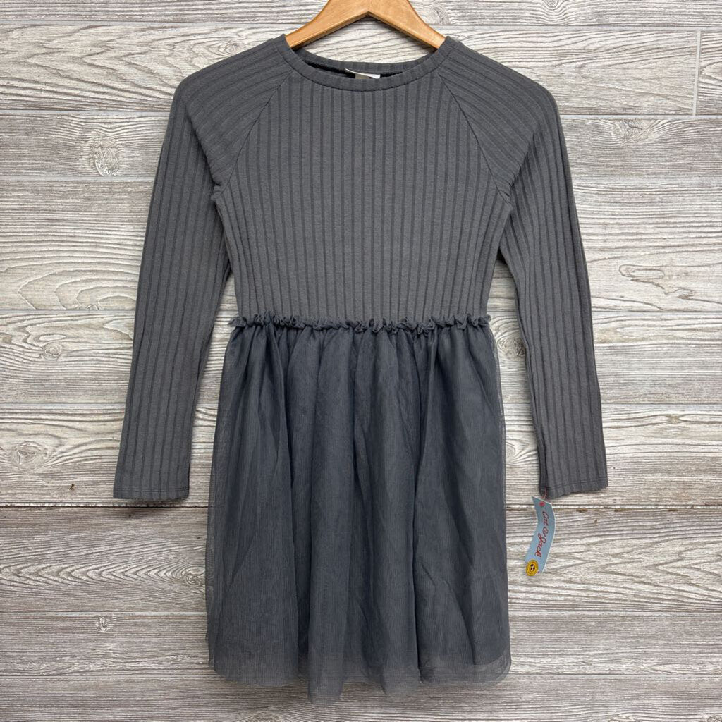 LS Ribbed Tulle Dress