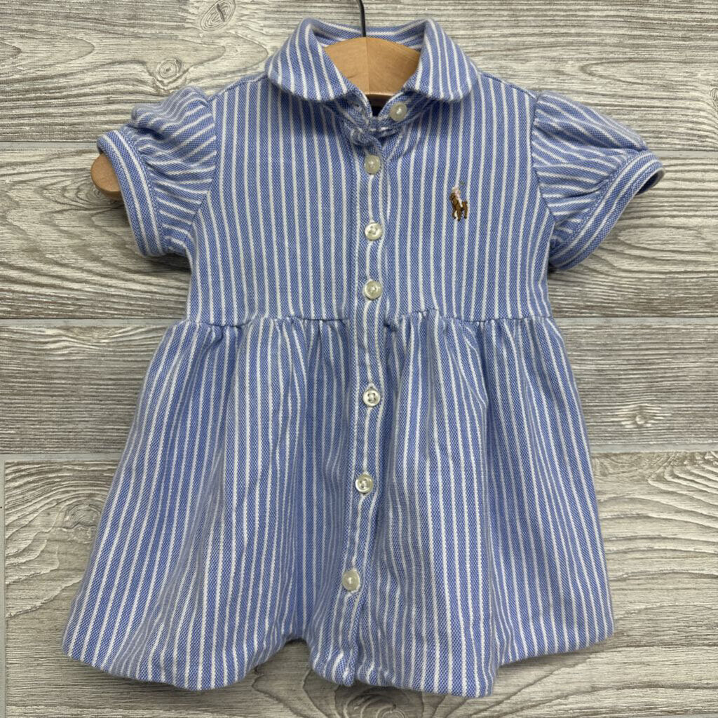 Button Up Dress & Bloomers Stripes