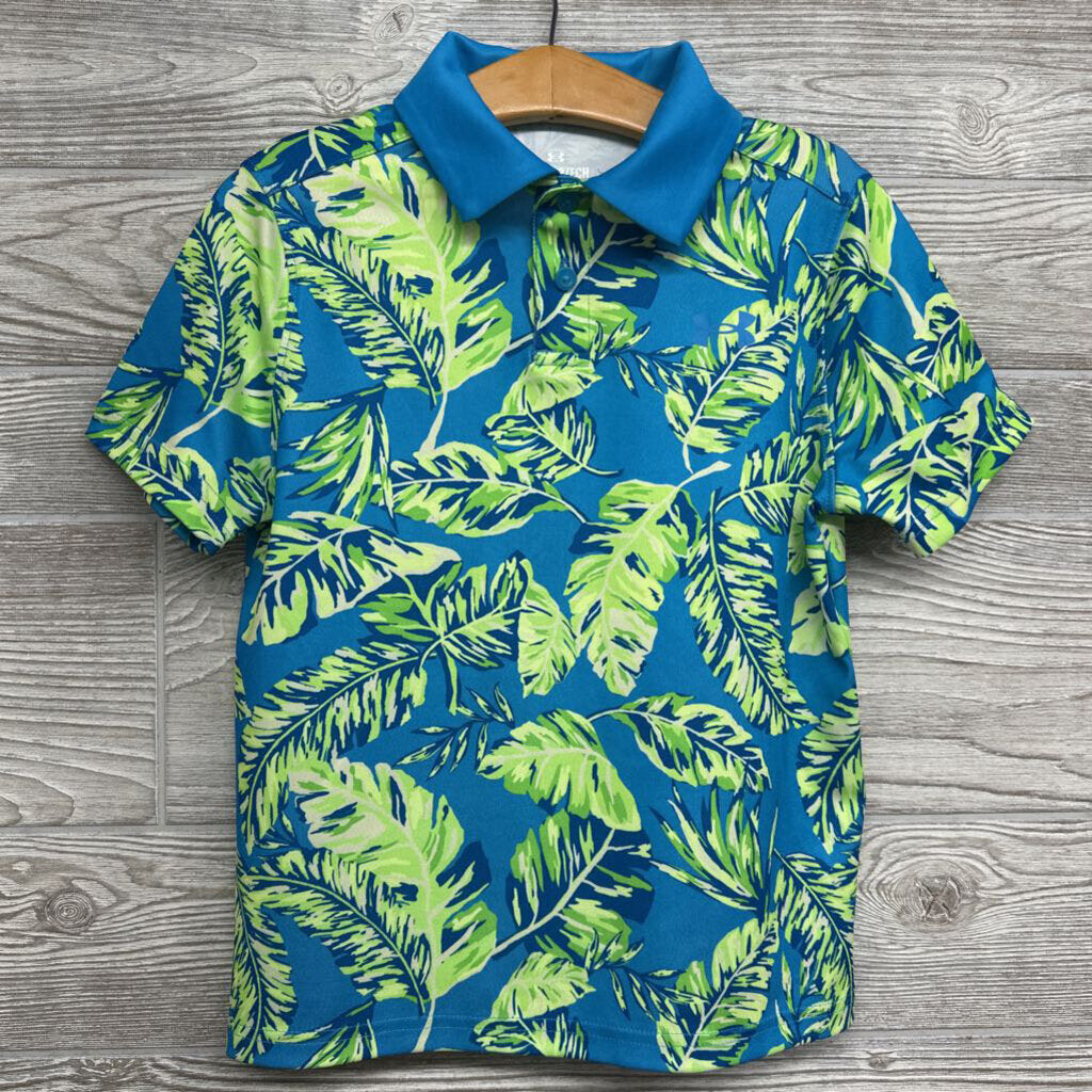 Active Polo Shirt Leaves