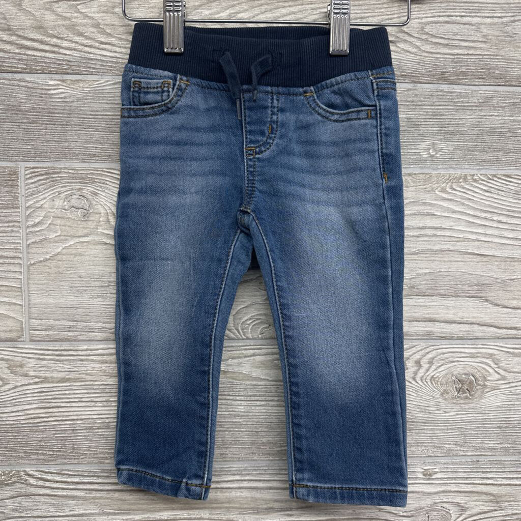 Drawstring Knit Jeans
