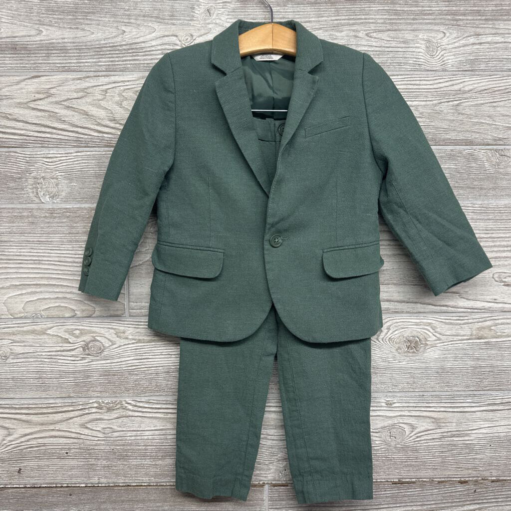 Textured Suit Jacket & Pants